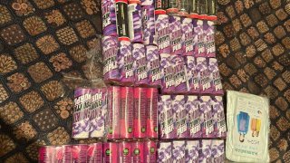 As a Result of Searches Large Quantities of Flammable Objects Intended to Damage Power and Internet Cables on Street Found